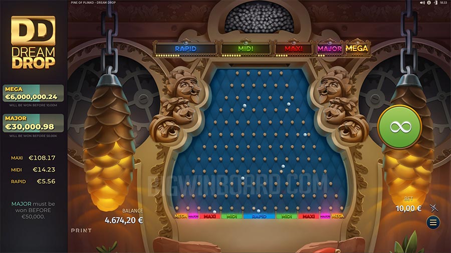 Pine of Plinko Dream Drop slot